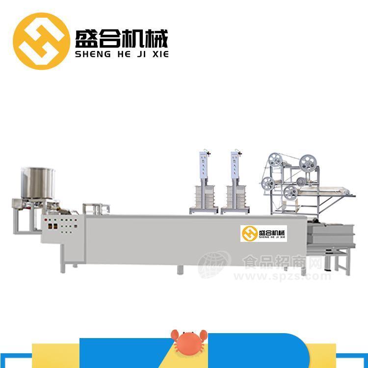 山東青島豆腐皮切絲機   全自動豆腐皮機設備