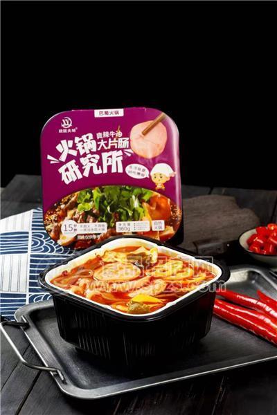 火锅研究所爽辣牛油大片肠