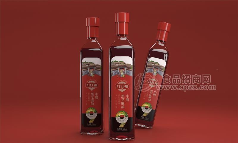 小磨香油油方瓶448ml