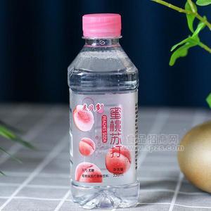 蜜桃味蘇打水招商麥貝多果味飲料代理350ml