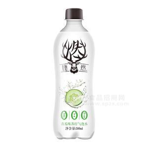 鹿燃青瓜味蘇打氣泡水蘇打水招商500ml