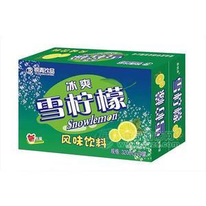 鑫銳青冰爽雪檸檬風(fēng)味飲料320mlx24罐