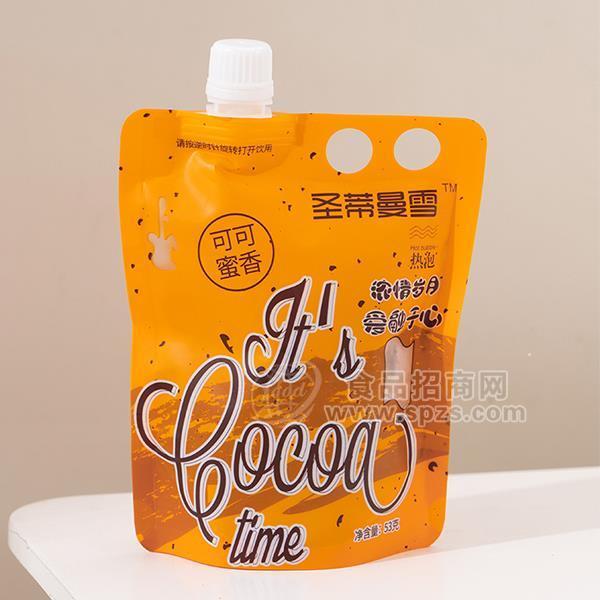 ·爆摇手工奶茶可可蜜香冷水冲泡奶茶招商固体饮料 招商 53g 