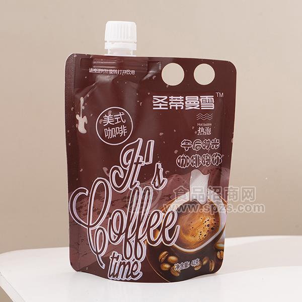 ·圣蒂曼雪热泡美式咖啡 冷水冲泡奶茶招商 固体饮料 41g 