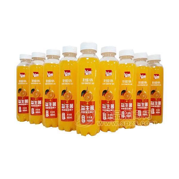 爱吖橘子益生菌发酵复合果汁饮料招商488ml