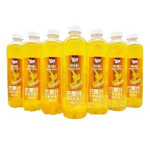 爱吖芒果汁真果肉果汁饮料招商1.25L