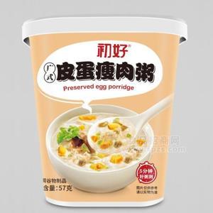 广式皮蛋瘦肉粥 方便粥招商