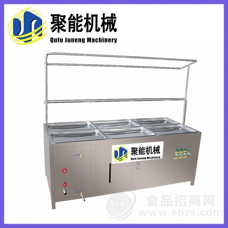六盒酒店腐竹油皮机 智能恒温手工揭皮腐竹机