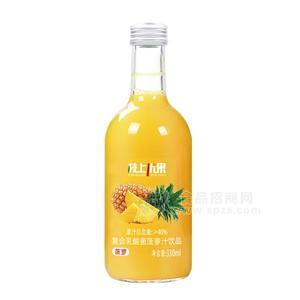 枝上優(yōu)果菠蘿汁乳酸菌復(fù)合果汁飲料招商330ml