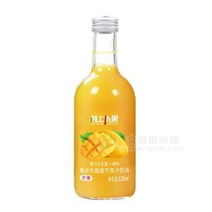 枝上优果复合乳酸菌芒果汁饮品招商果汁饮料代理330ml