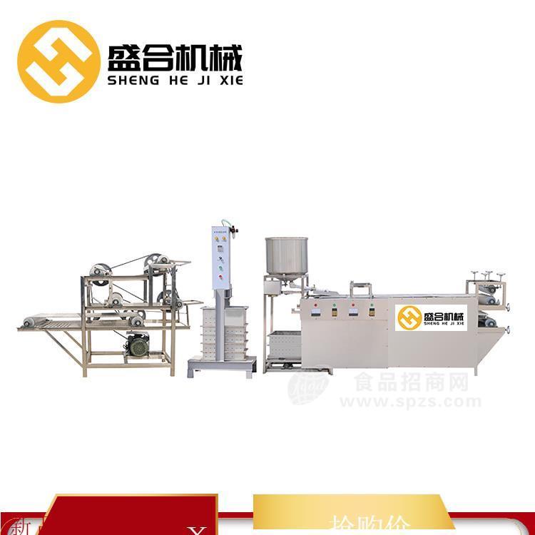 河南周口盛合仿手工豆腐皮机    全自动豆腐皮机设备