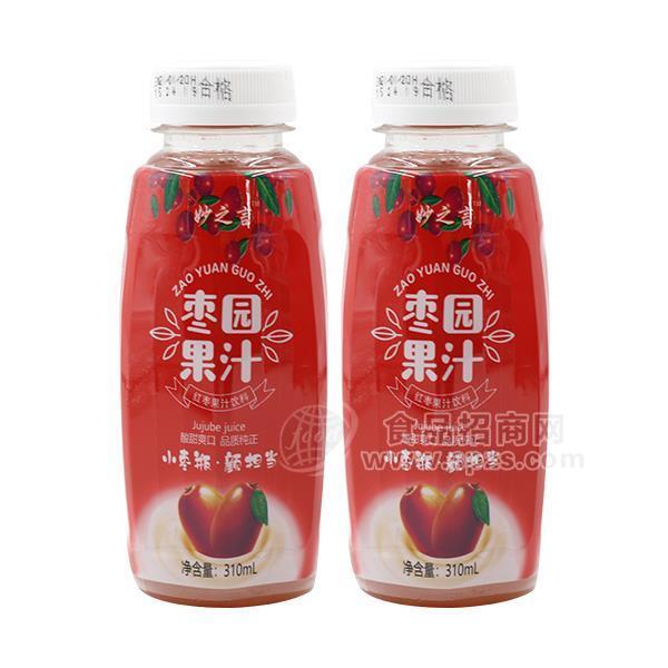 ·妙之言红枣果汁饮料招商 枣汁饮料代理 果味果汁招商310ml 