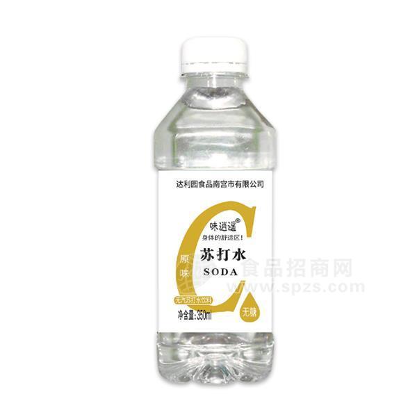 味逍遙原味蘇打水飲料350ml