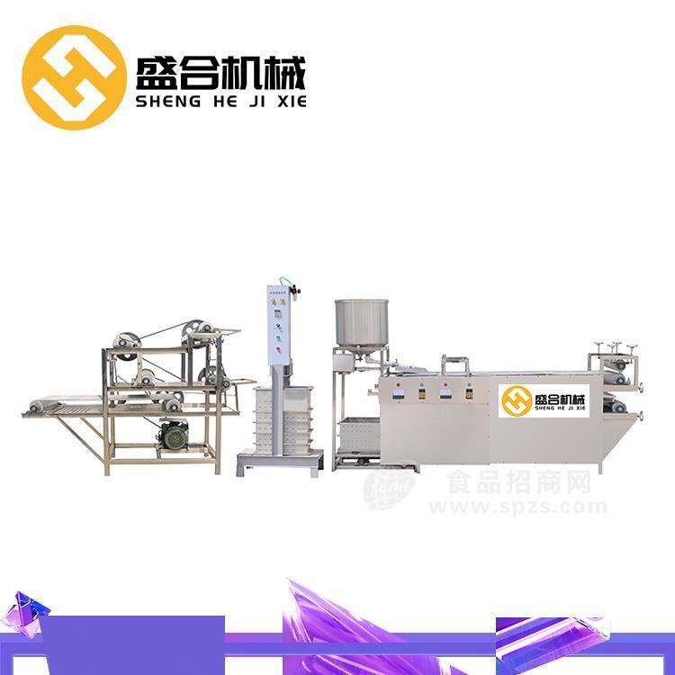 山東青島豆腐皮切絲機  全自動大型豆腐皮機