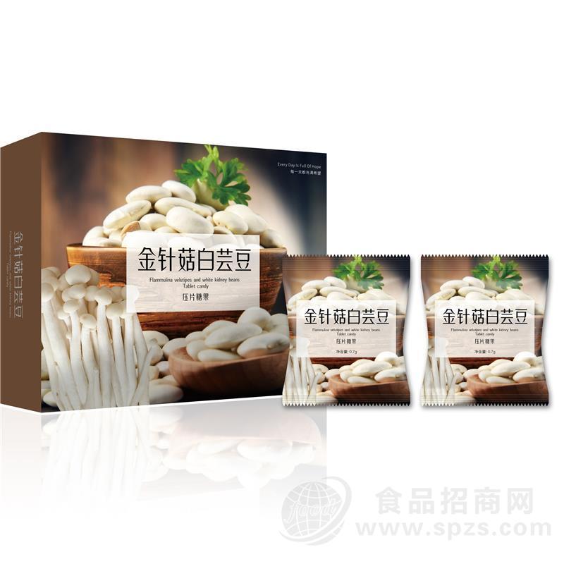 绿优品（福建）实业发展有限公司金针菇白云豆压片糖果招商