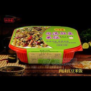 加洛福方便米饭招商肉沫豇豆自热米饭代理方便食品厂家直销260g