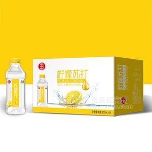 姬掌柜檸檬蘇打水飲料招商整箱裝檸檬味蘇打水代理350mlx24瓶