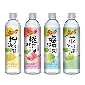 蘋水相逢檸檬味水蜜桃味青梅味蘋果味果味飲料500ml