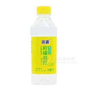 名趣檸檬蘇打飲料果味飲料375ml