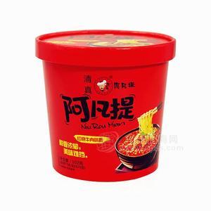 阿凡提紅燒牛肉面方便食品招商方便桶面代理102g