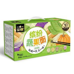 金蝶禮盒裝繽紛蔬果面蔬菜面條招商代理新品上市1.75kg