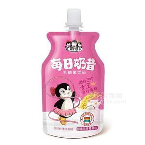 企鵝很忙每日奶昔酵素燕麥椰果味乳酸菌飲品散裝稱重招商