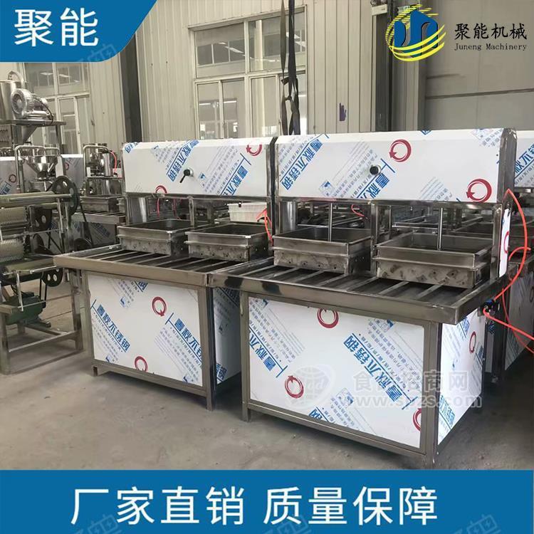 聚能机械小型豆腐机视频 多功能自动豆腐机