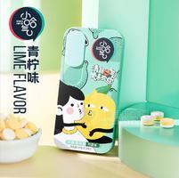 小哈气 柠檬味无糖薄荷糖 坚实型压片糖果招商 清新口气糖果代理 薄荷糖批发22g