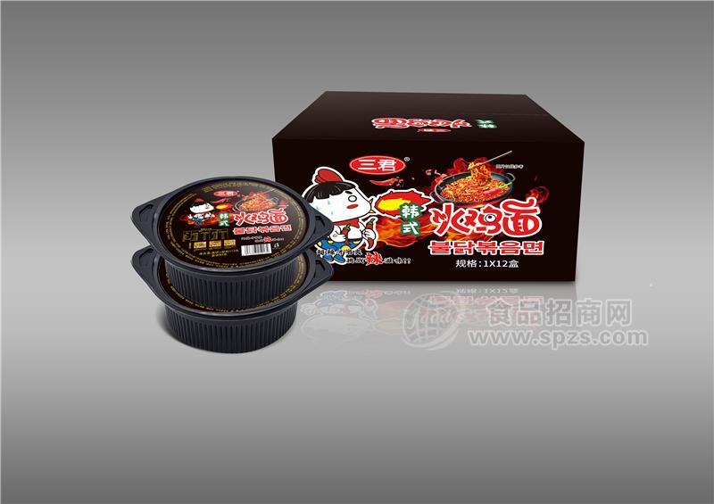 三君火雞面方便食品1x12盒