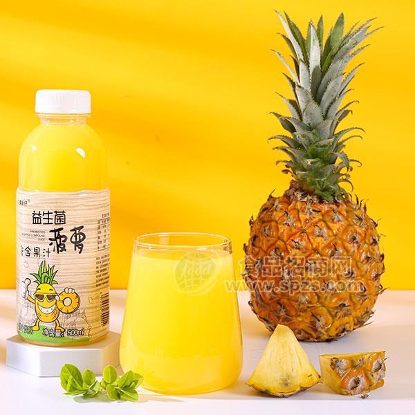 三稞菓仔益生菌菠蘿復(fù)合果汁飲料500ml