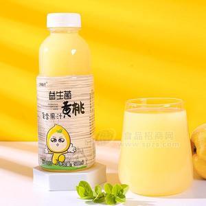 三稞菓仔益生菌黃桃復(fù)合果汁飲料500ml