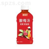 麦贝多酸梅汤果味饮料招商风味饮料代理350ml