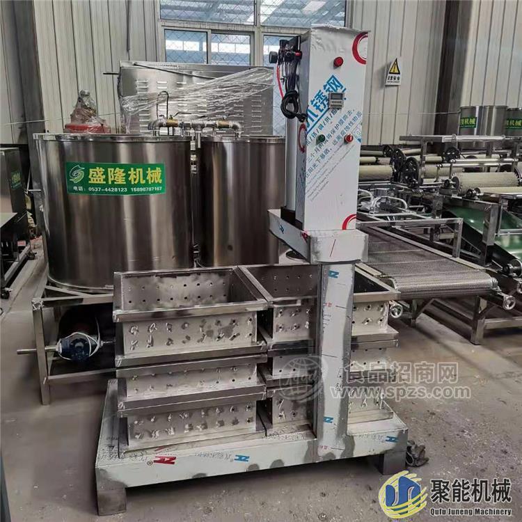 两相电自动泼脑豆腐干机 豆腐干烟熏机视频