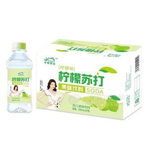 中奧飲品檸檬味檸檬蘇打果味飲料350mlx24瓶