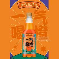 大氣橙汁橙子風(fēng)味汽水480ml