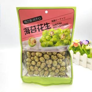 綠之原潤(rùn)于心海苔花生休閑食品招商120g