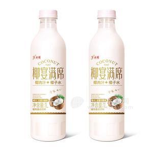 宇方圓椰宴滿席椰肉汁+椰子水植物蛋白飲料1L宇方圓，椰子汁，果汁，飲料，植物蛋白飲料，椰奶，椰乳。