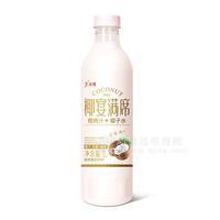 宇方圓椰宴滿席椰肉汁+椰子水植物蛋白飲料果汁飲料1L