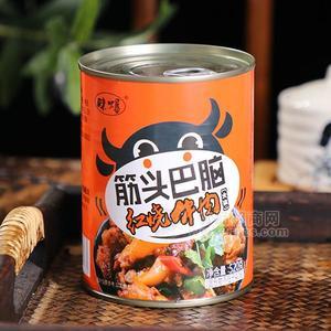 味爆筋头巴脑红烧牛肉罐头招商卤味肉制品代理肉罐头批发520g