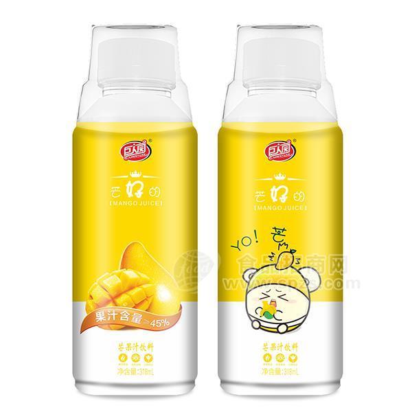 ·巨人园芒果汁饮料招商果汁饮料318ml 