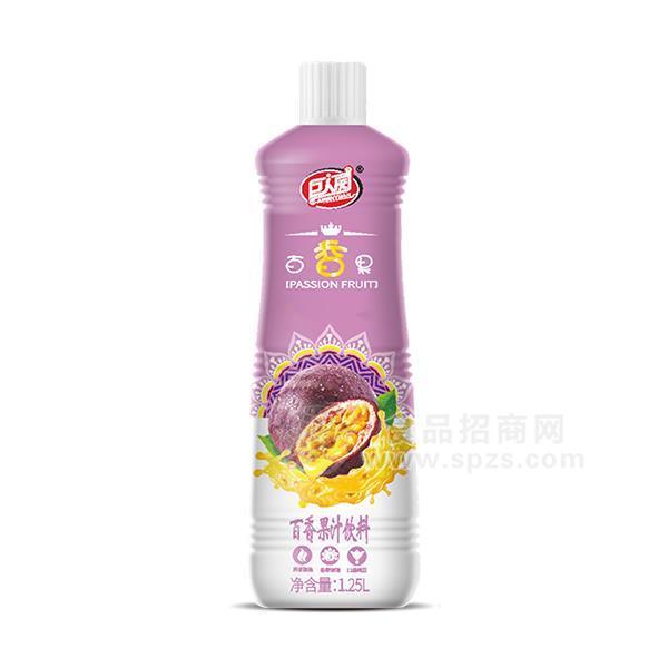 ·巨人园百香果汁饮料果味饮料招商1.25L 
