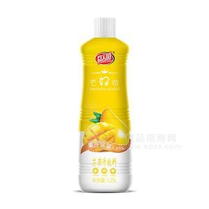 巨人園芒果汁飲料果味飲料招商1.25L