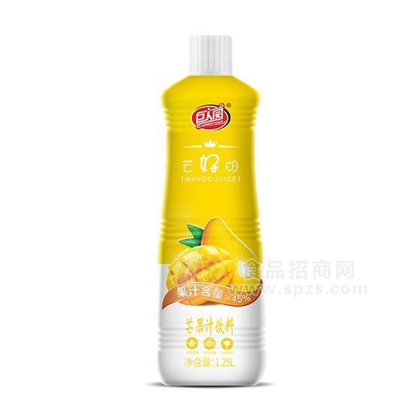 巨人园芒果汁饮料果味饮料招商1.25L