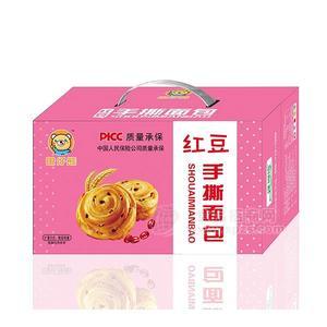 巴仔熊散装称重红豆手撕面包烘焙食品火爆招商