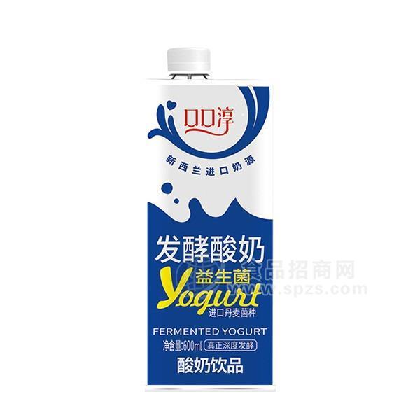 口口淳益生菌發(fā)酵酸奶飲品招商600ml