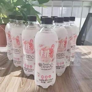 无糖桃你欢心白桃味苏打气泡水招商 480ml