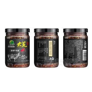 北大荒香辣牛肉酱调味品招商酱类200g