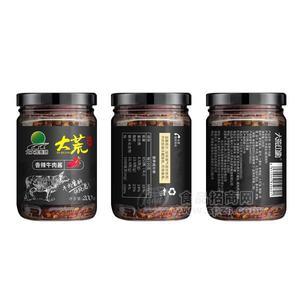 北大荒香辣牛肉醬調(diào)味品招商醬類200g