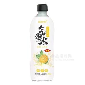 吸喵時(shí)刻卡曼橘風(fēng)味蘇打氣泡水汽水480ml