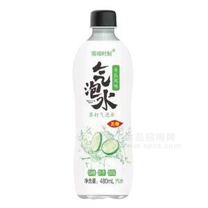 吸喵時(shí)刻青瓜風(fēng)味蘇打氣泡水汽水480ml